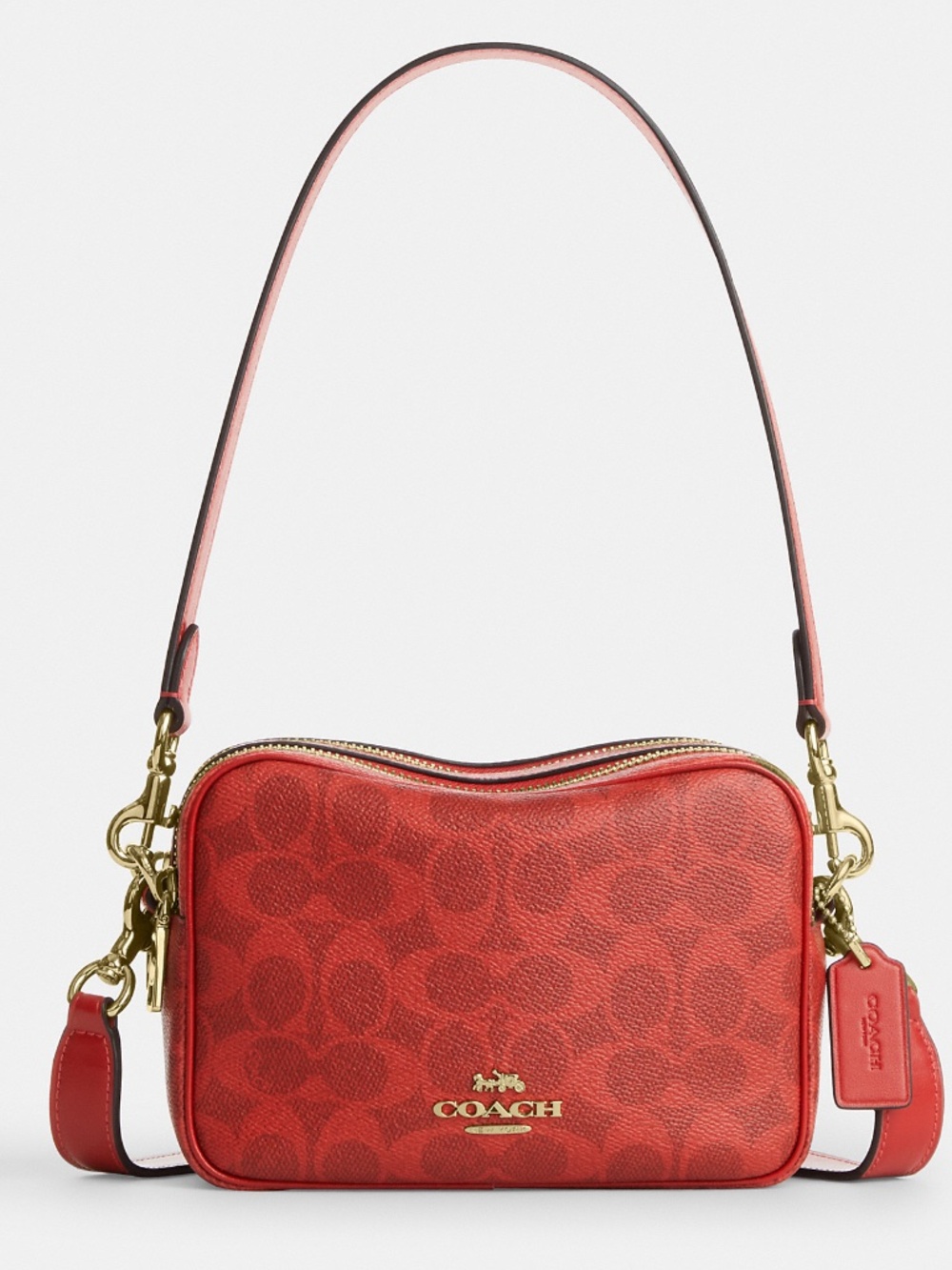 Coach Outlet Mini Carey Crossbody Bag In Signature Canvas